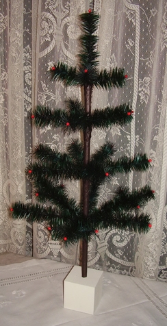 34” Tapered Feather Tree Designed by Dresden Star