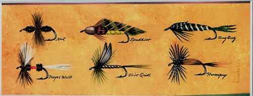 Classic Vintage Angling Flies and Lures
