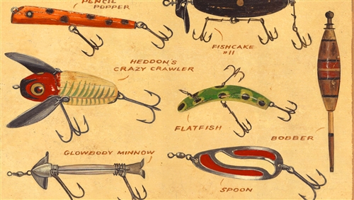 Fishing Lures | Framed Print | Bonnie Wolfe