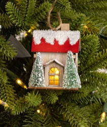 Lighted  Cottage Ornament