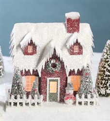 Christmas Cardboard House | Glitter House | Bethany Lowe