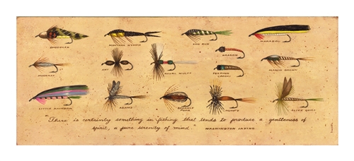 Fly Fishing Flies Art Print