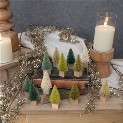 Miniature Bottle Brush Trees by Ragon House