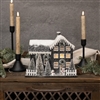 Lighted  Black Farmhouse Christmas House